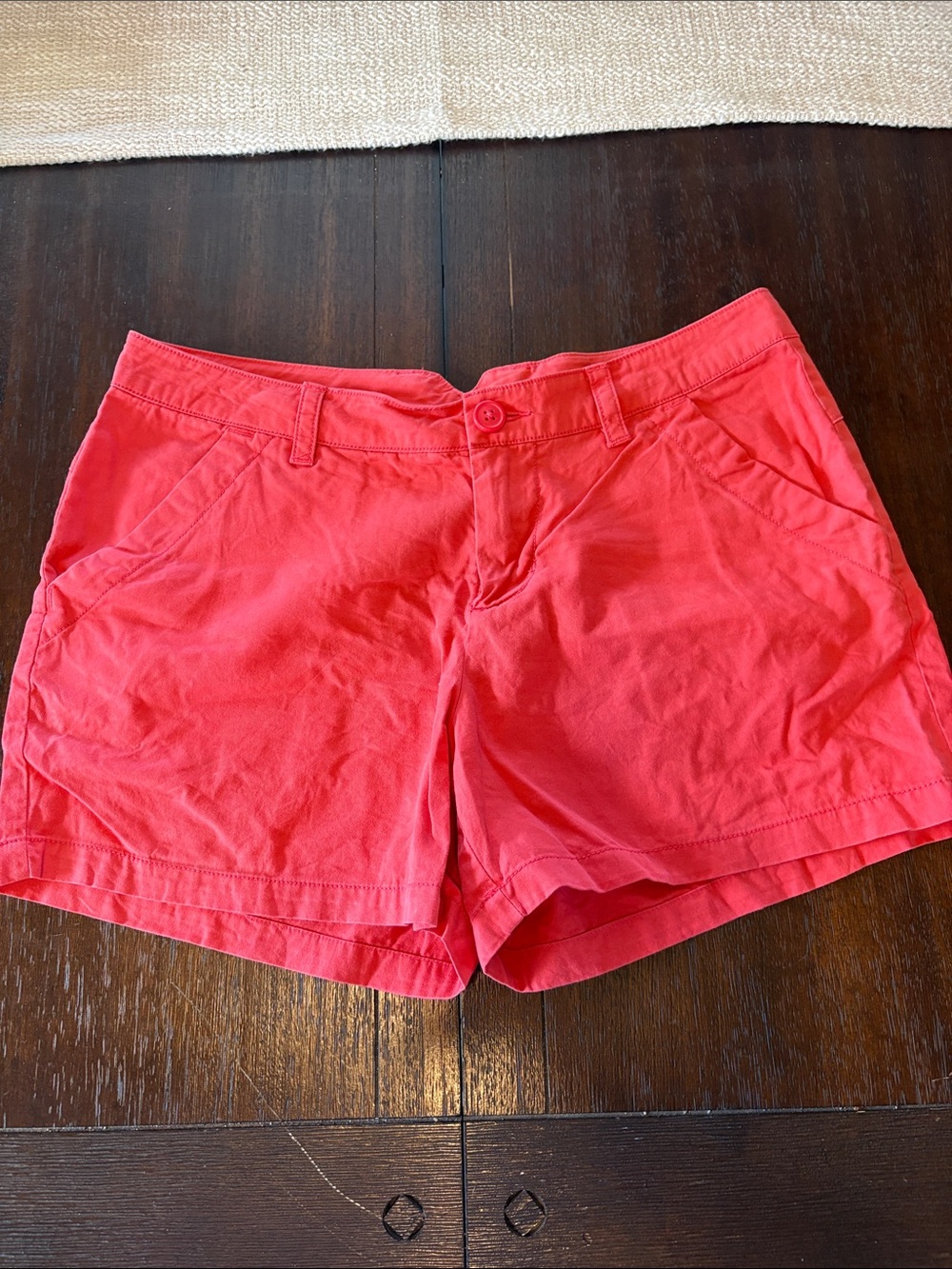 Columbia Women's Coral-Red Casual Bermuda Shorts